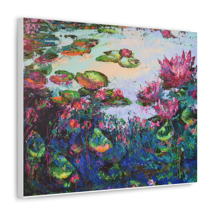 Under the Lily Pond Canvas Gallery Wraps