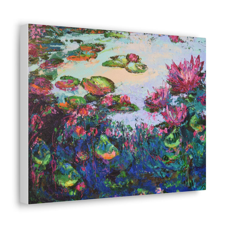 Under the Lily Pond Canvas Gallery Wraps