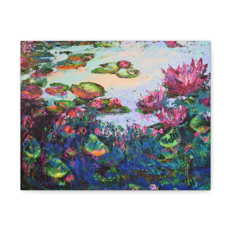 Under the Lily Pond Canvas Gallery Wraps