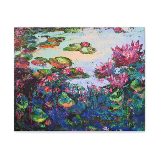 Under the Lily Pond Canvas Gallery Wraps