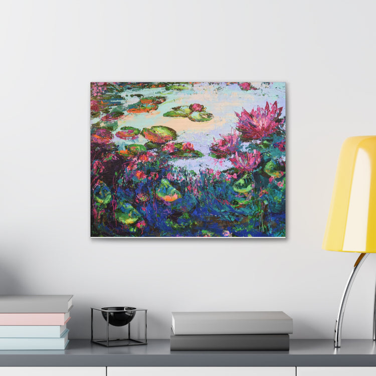 Under the Lily Pond Canvas Gallery Wraps